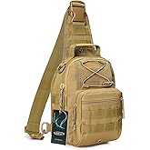 G4Free Outdoor Tactical Bag Backpack, Military Sport Bag Pack Sling Shoulder Backpack Tactical Bag for Every Day Carry
