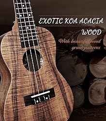 Ulumac Tenor Ukulele, KOA Acacia Wood 26 inch