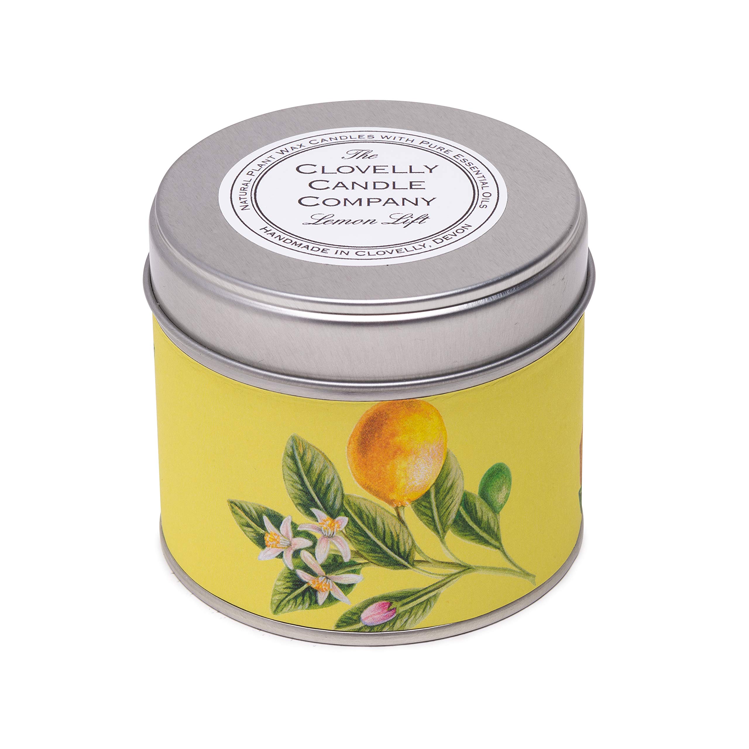 Clovelly Soap Co Handmade Natural Scented Lemon Lift Aromatherapy Soy Wax Vegan Candle