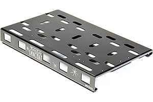 Voodoo Lab VOO DBM Dingbat Medium Pedalboard with Gig Bag - Fits 6 to 10 Effects - Lightweight Aluminum Design - Pedal Power 