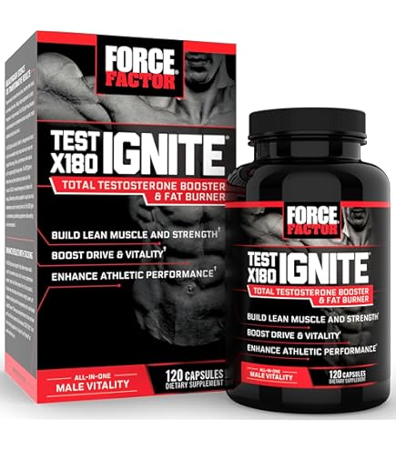 Amazon.com: Force Factor Test X180 Alpha v2 T-Support for Men, T