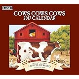 Lang 2017 Cows Cows Cows Wall Calendar, 13.375 x 24 inches (17991001909)