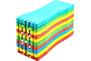 SAMSFX Fishing Leader Line Holder Foam Board Snelled Hook Keeper with Retaining Pins Accessories Pack of 10