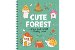 Simple and Sweet Coloring Book: Cute Forest