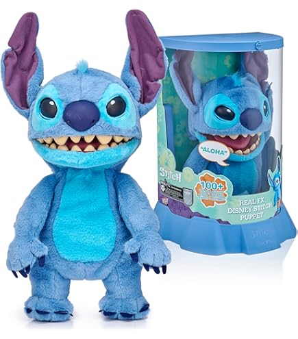 Amazon.com: Disney Store Official Holiday Plush – Stitch Stuffed