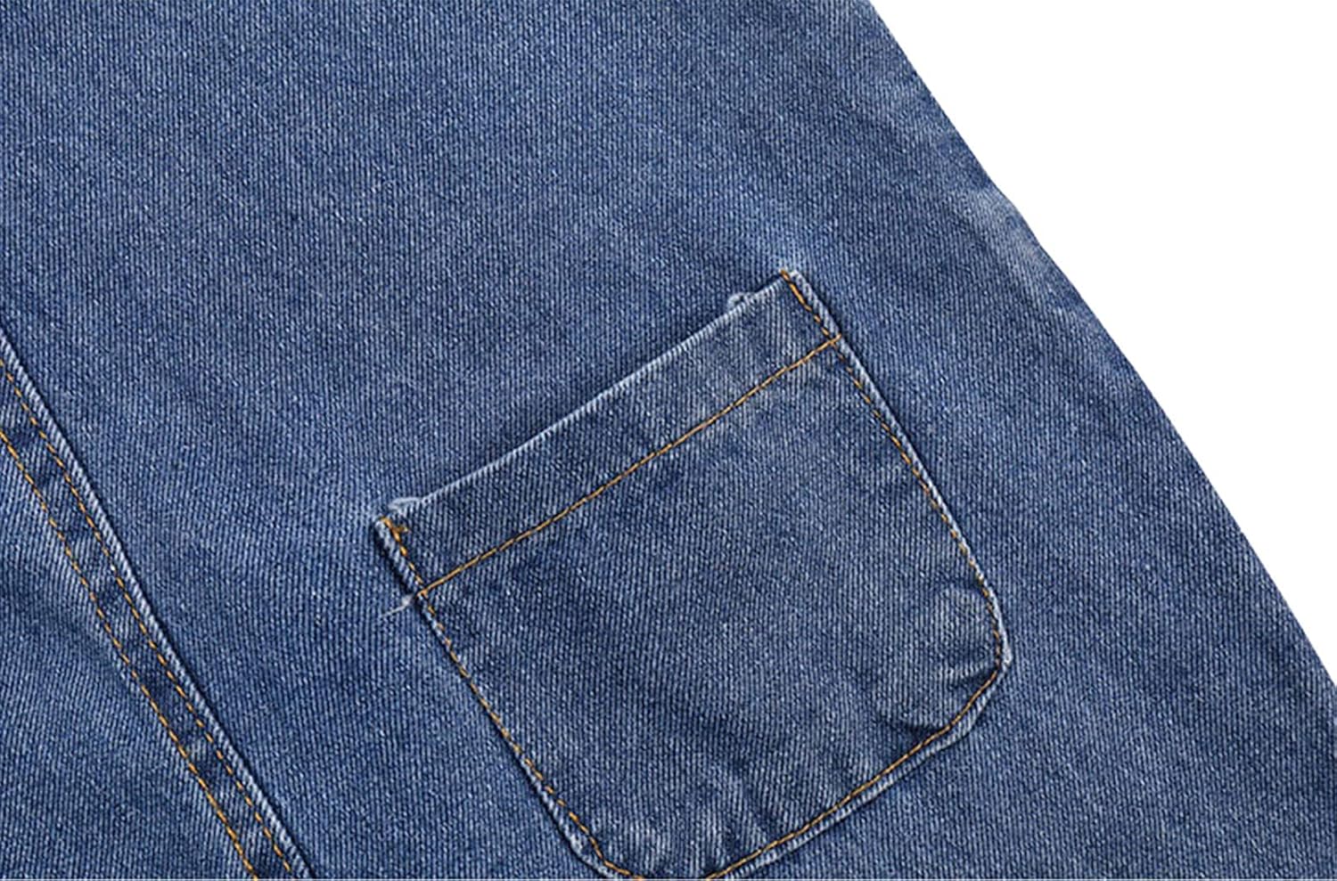 Toddler Baby Boys Girls Relaxed Fit Denim Bib Overalls Little Kids Soft Cotton Jean Pants 18Months-6Years: Clothing