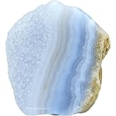 Amazing Gemstone Blue Lace Agate Raw Crystals and Healing Stones, Natural Rocks for Tumbling and DIY Raw Stones and Crystals 