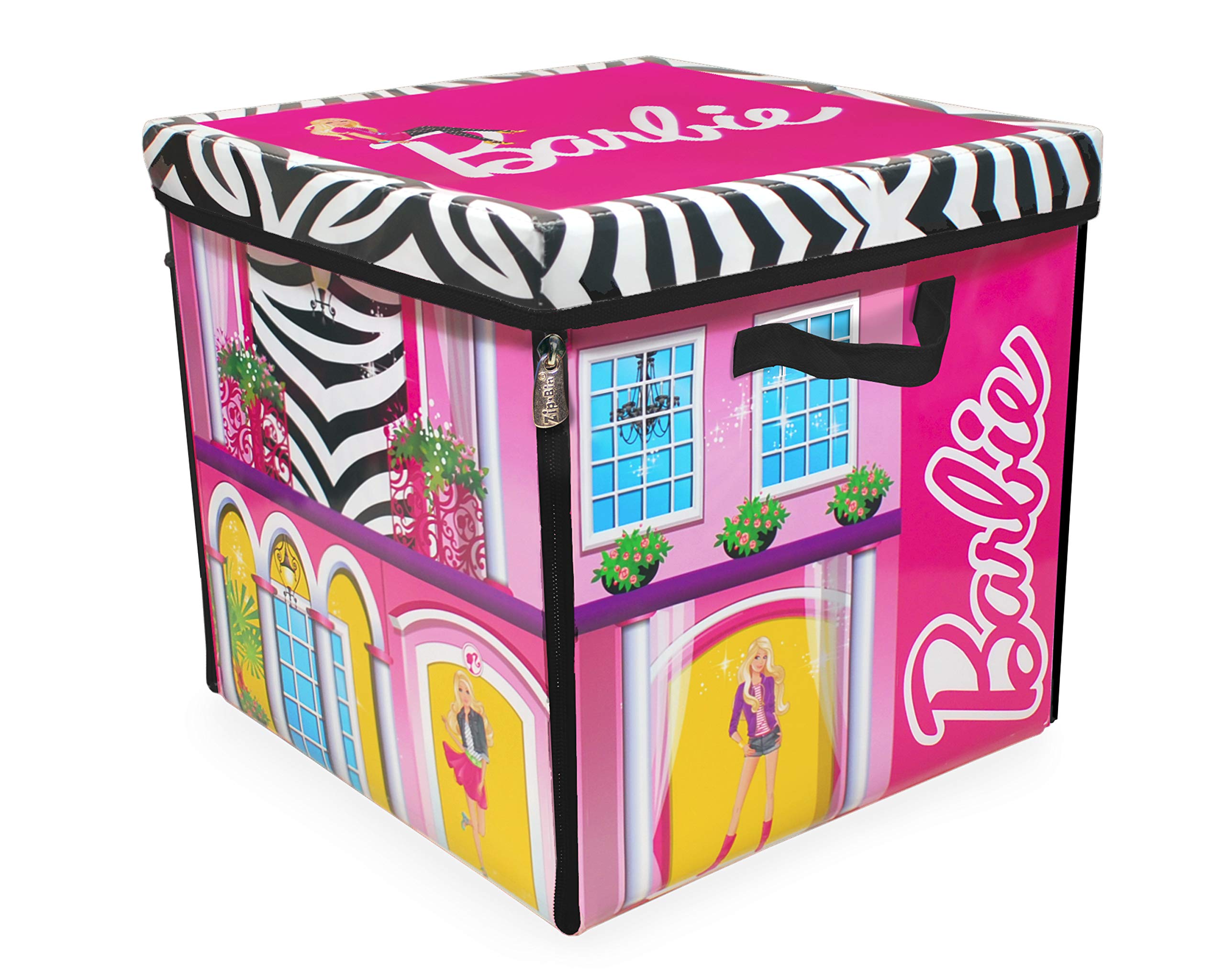 Barbie Zipbin 40 Doll Dream House Toy Box & Playmat | eBay