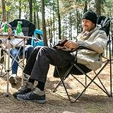 EVER ADVANCED Oversized Camping Chair Heavy Duty 160kg High Back Cup Holder view 2