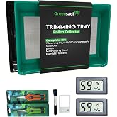 Greensadi Trim Tray Set Durable, Premium Quality Trimming Tray w/ 2-Tier, 150 Micron Screen