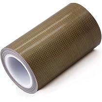 ProLine High-Temp PTFE Teflon Tape – 1x33ft, 180μm Thick, 260°C Adhesive Fiberglass