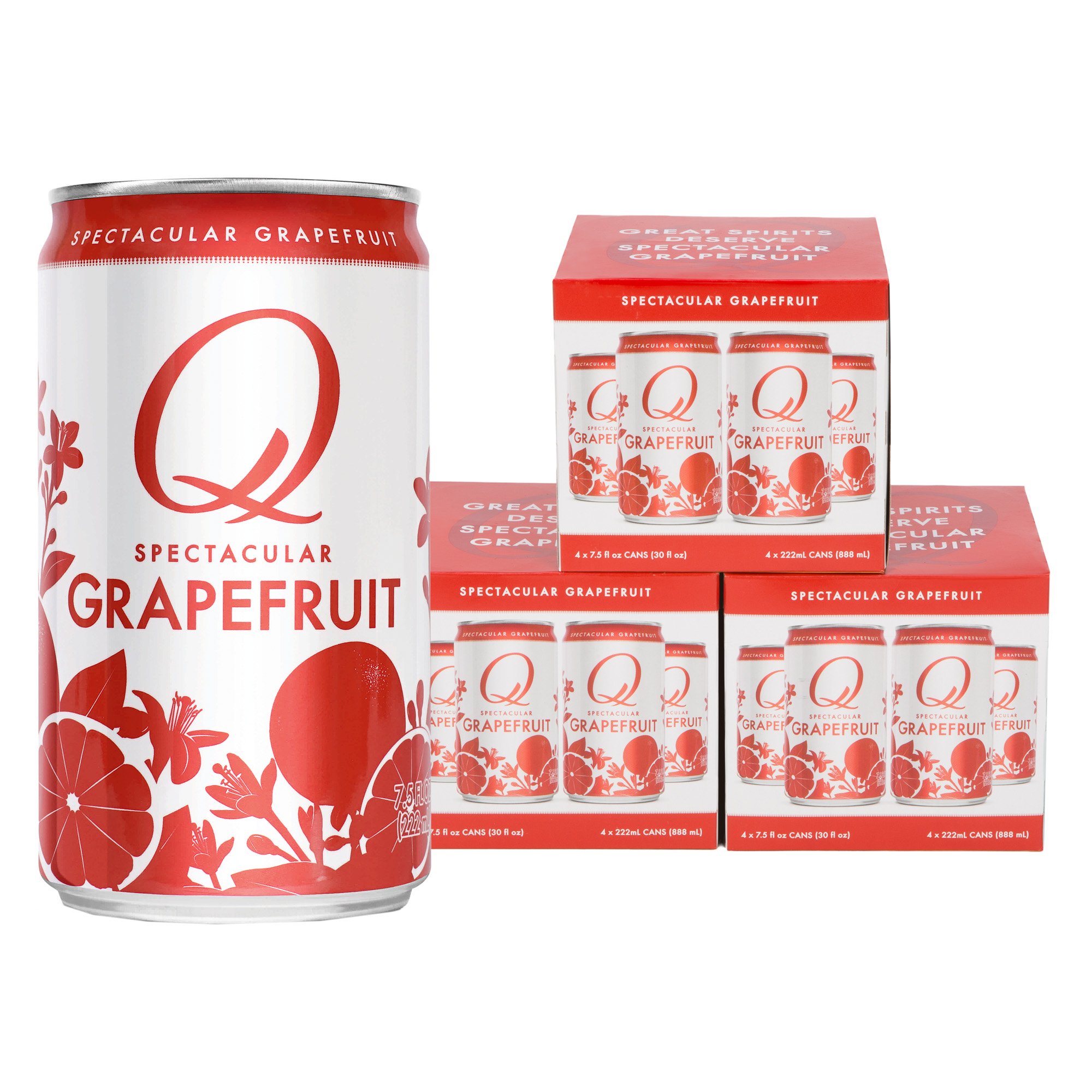 Q Drinks, Q Tonic Water, Spectacular Tonic Water, Premium Mixer, 7.5 Ounce Slim Can