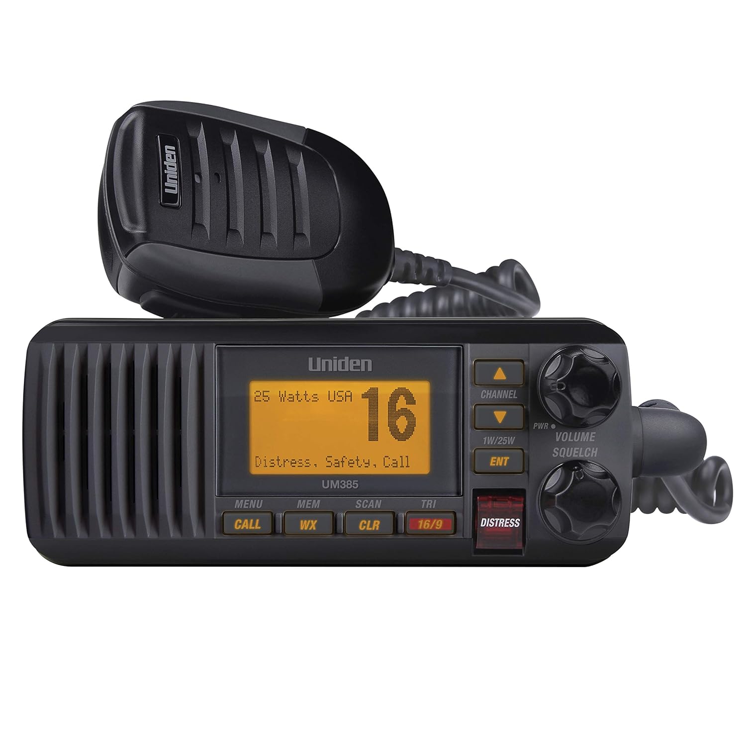 Consumer Electronics Uniden UM380 Class D VHF Marine Radio with Orange