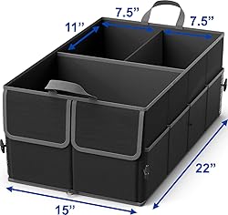 EPAuto 3-Compartment Cargo Trunk Storage