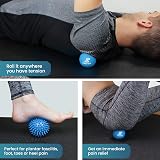 Beenax Lacrosse & Spiky Massage Ball Set for Muscle Relief & Relaxation view 4