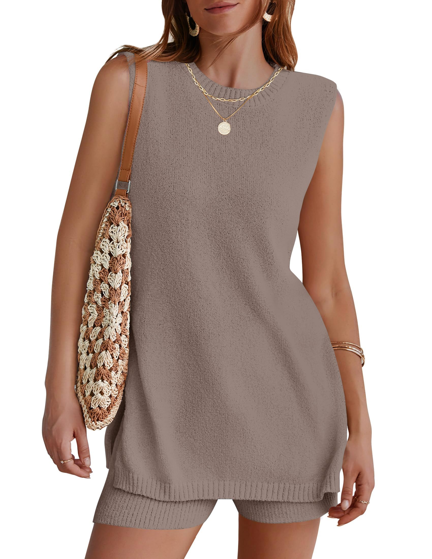 NENONA Maglione Autunnale Donna Casual Girocollo - Maniche Lunghe A Blocchi Di Colore, Morbido A Costine