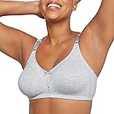 Bali Women's Double Support Wireless Bra, Full-Coverage Cotton T-Shirt Bra, Our Best Everyday Style