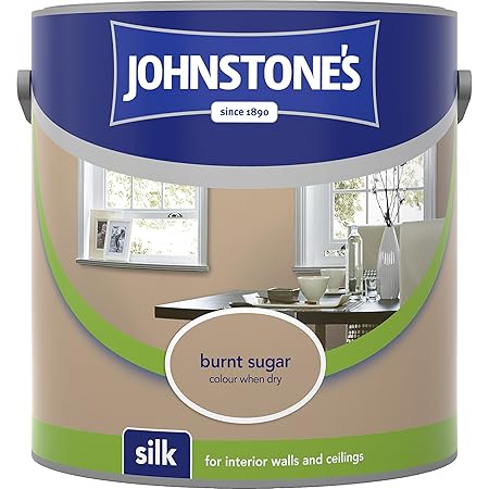 Johnstones No Ordinary Paint Water Based Interior Vinyl Silk Emulsion Burnt Sugar 2 5 Litre