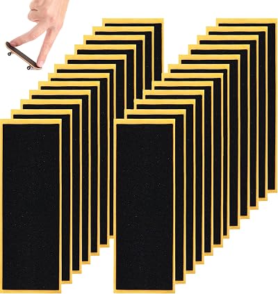 Yeesabella 14pcs Foam Grip Tape Stickers for Fingerboard Skateboard Non Slip