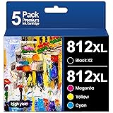 812XL Ink Cartridge Combo Pack Remanufactured for
