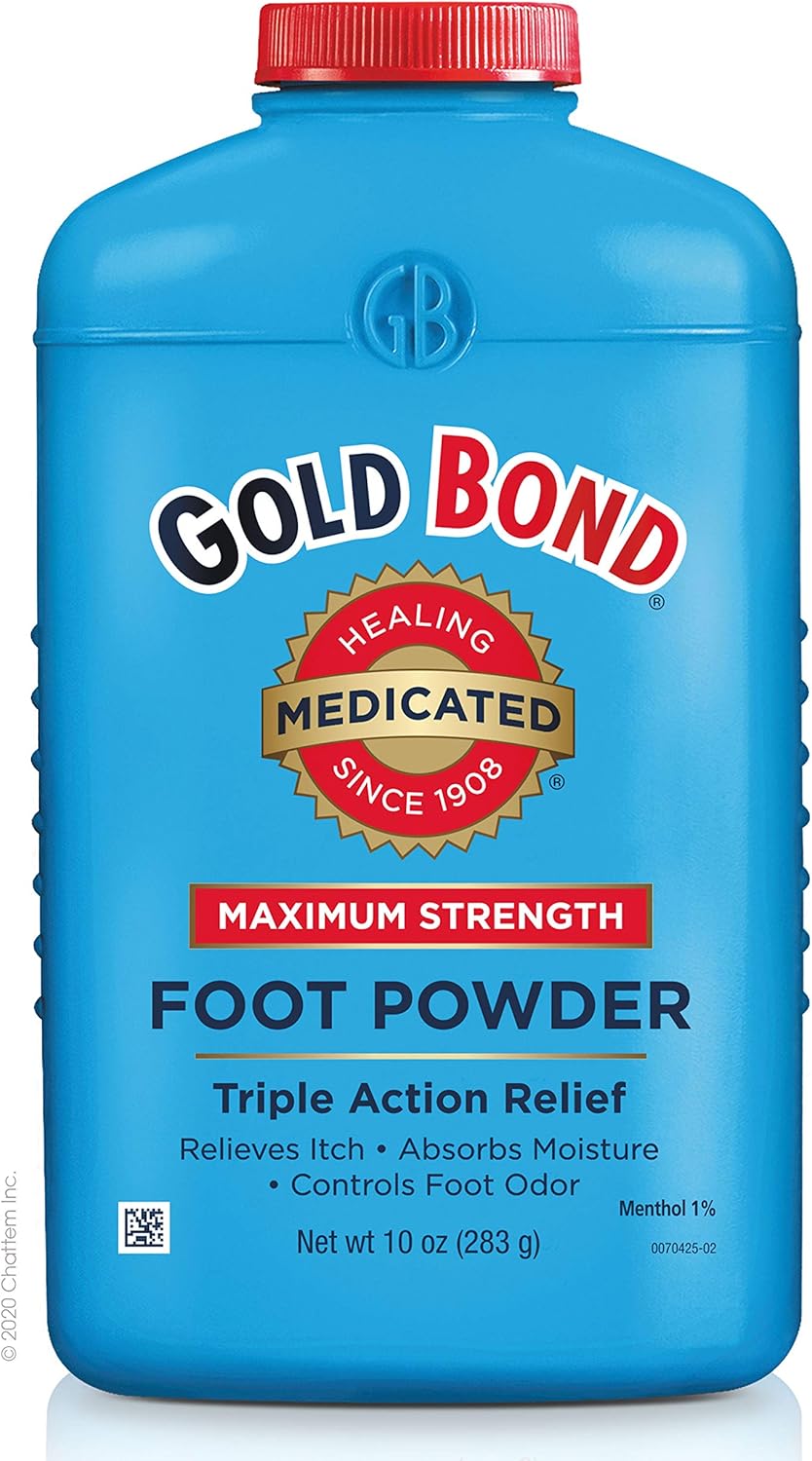 Gold Bond Maximum Strength Foot Powder, 10 Ounce, Multi: Health & Personal Care