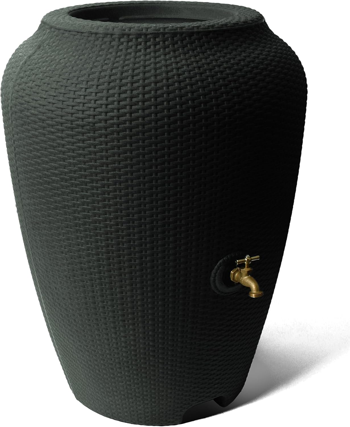 Algreen 81214 50 Gallon Wicker Rain Barrel, Black Amazon.ca Patio