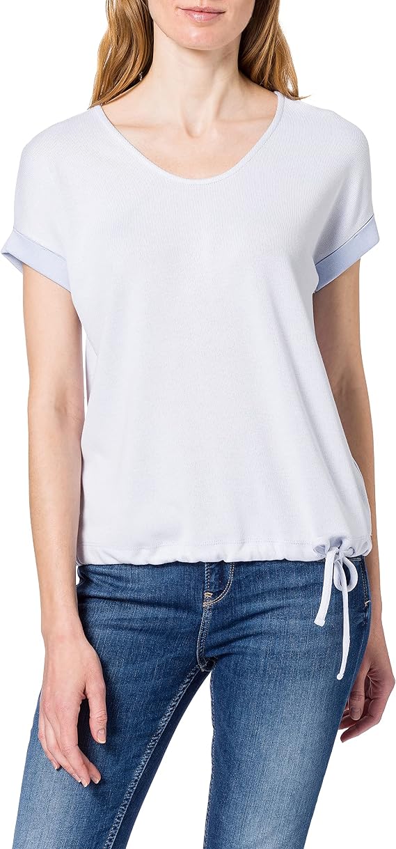 Street One Damen T-Shirt "Soul Glow" Mit Schimmerndem Print – Lässig, Feminin, Aus Weichem Material