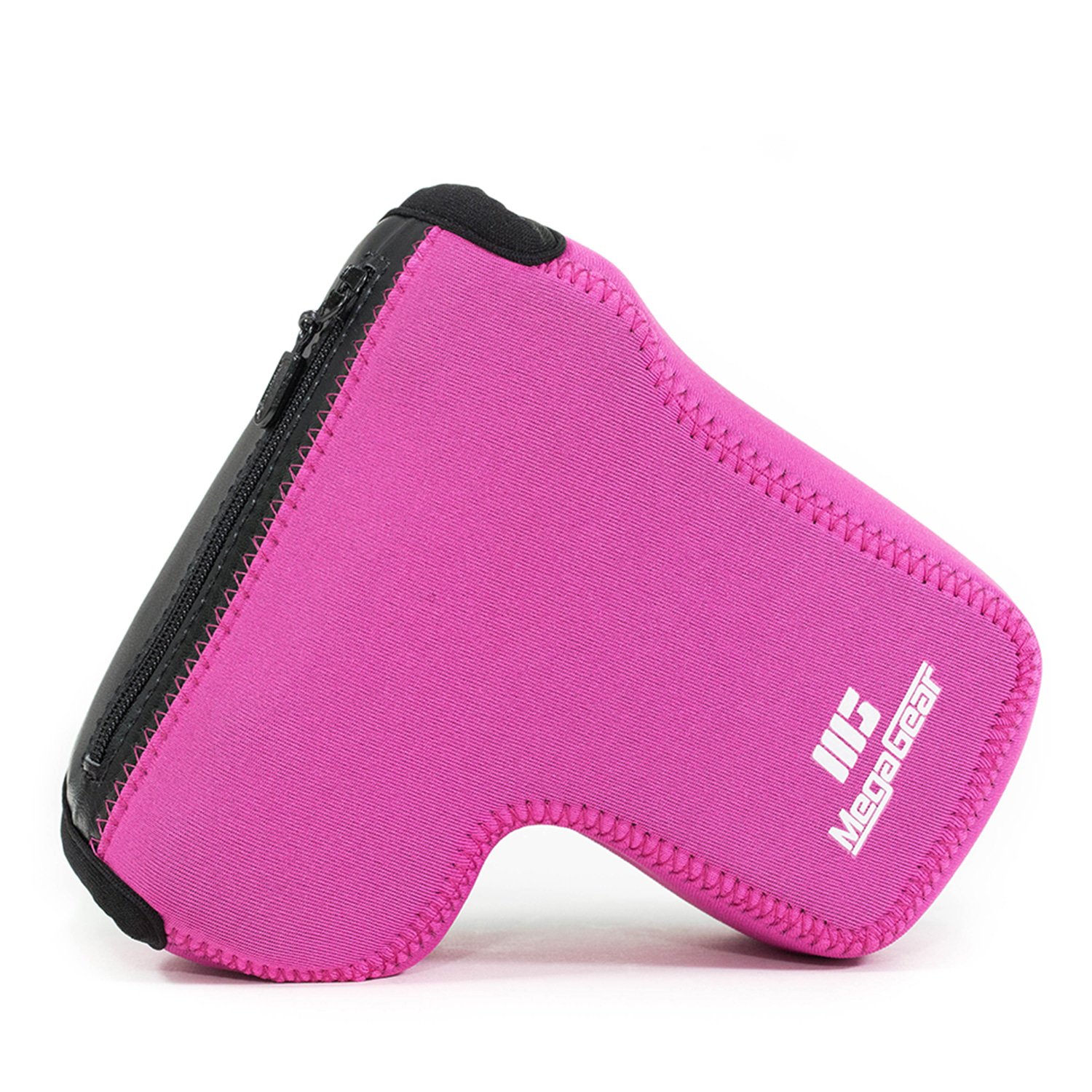 MegaGear MG1012 Ultra Light Neoprene Case with Carabiner for Sony Alpha A6500 Camera - Hot Pink