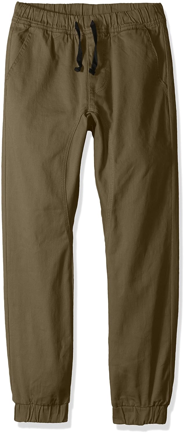 Southpole Boys Big Jogger Pants in Basic Stretch Twill Fabric