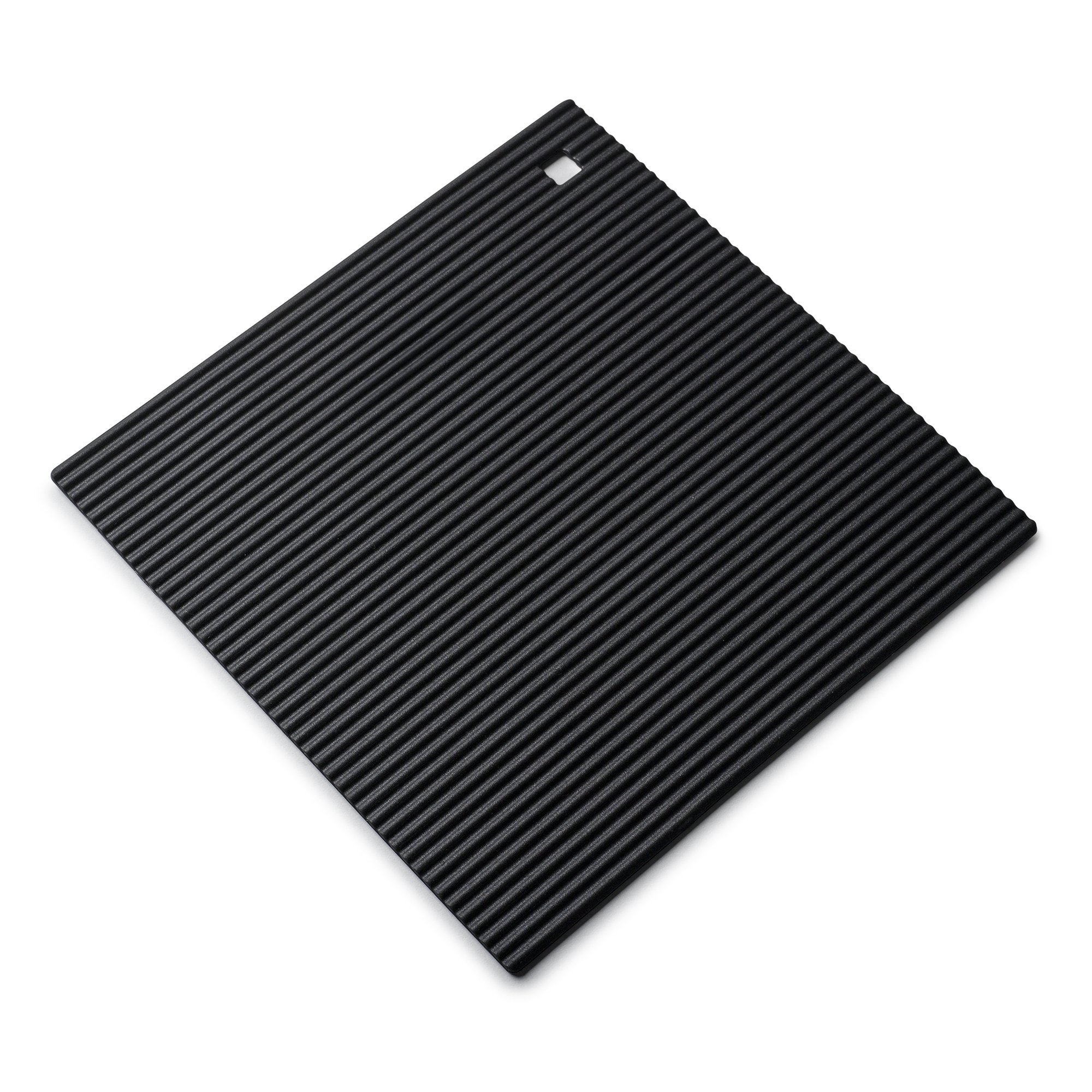 Zeal Silicone Heat Resistant Non-Slip Trivet, Black, 22 cm