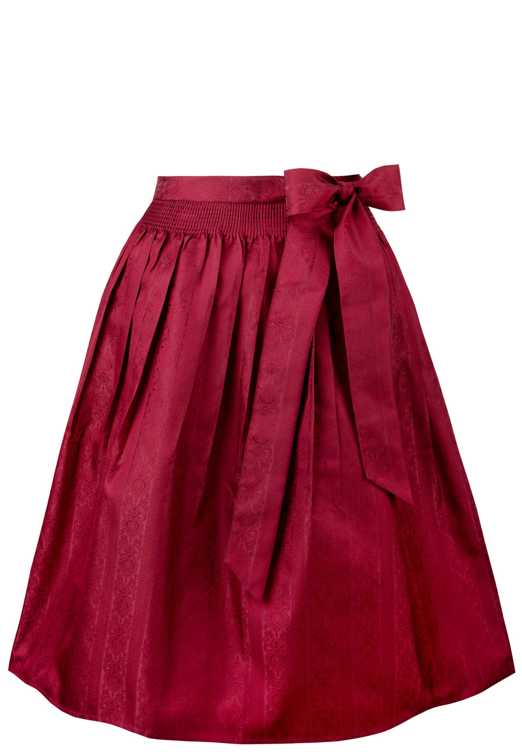 Stockerpoint Women's Corinna Midi Dirndl Apron, darkred, 52-56