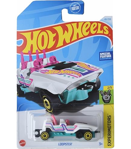 Amazon.com: Mattel Hot Wheels Loopster, Experimotors 2/5 [White