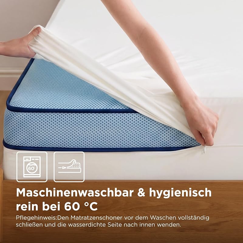 Matratzenbezug 90 x 200 x 30 cm - Encasing Milbenbezug Anti-Milben