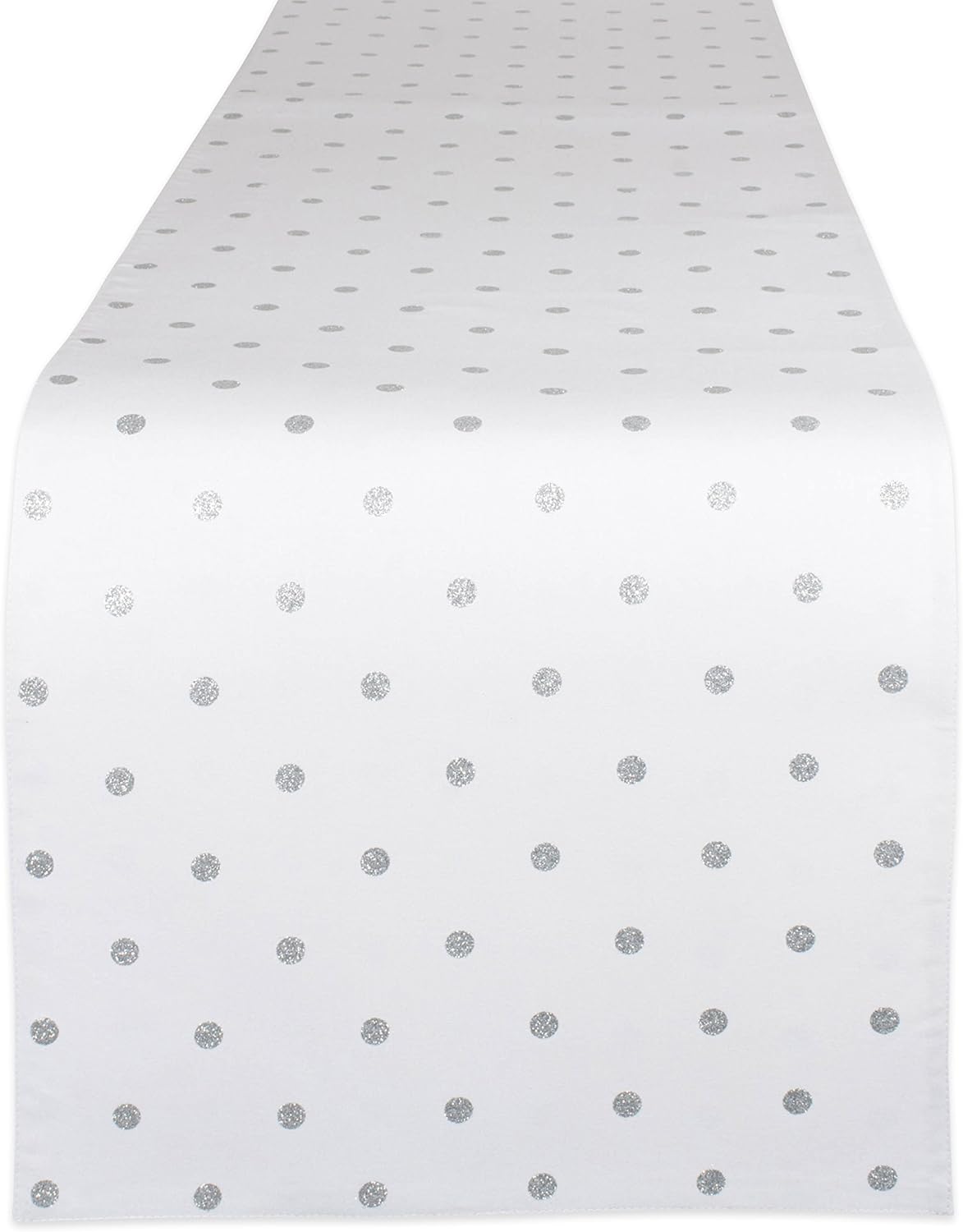 Best White Fall Table Runner With Silver