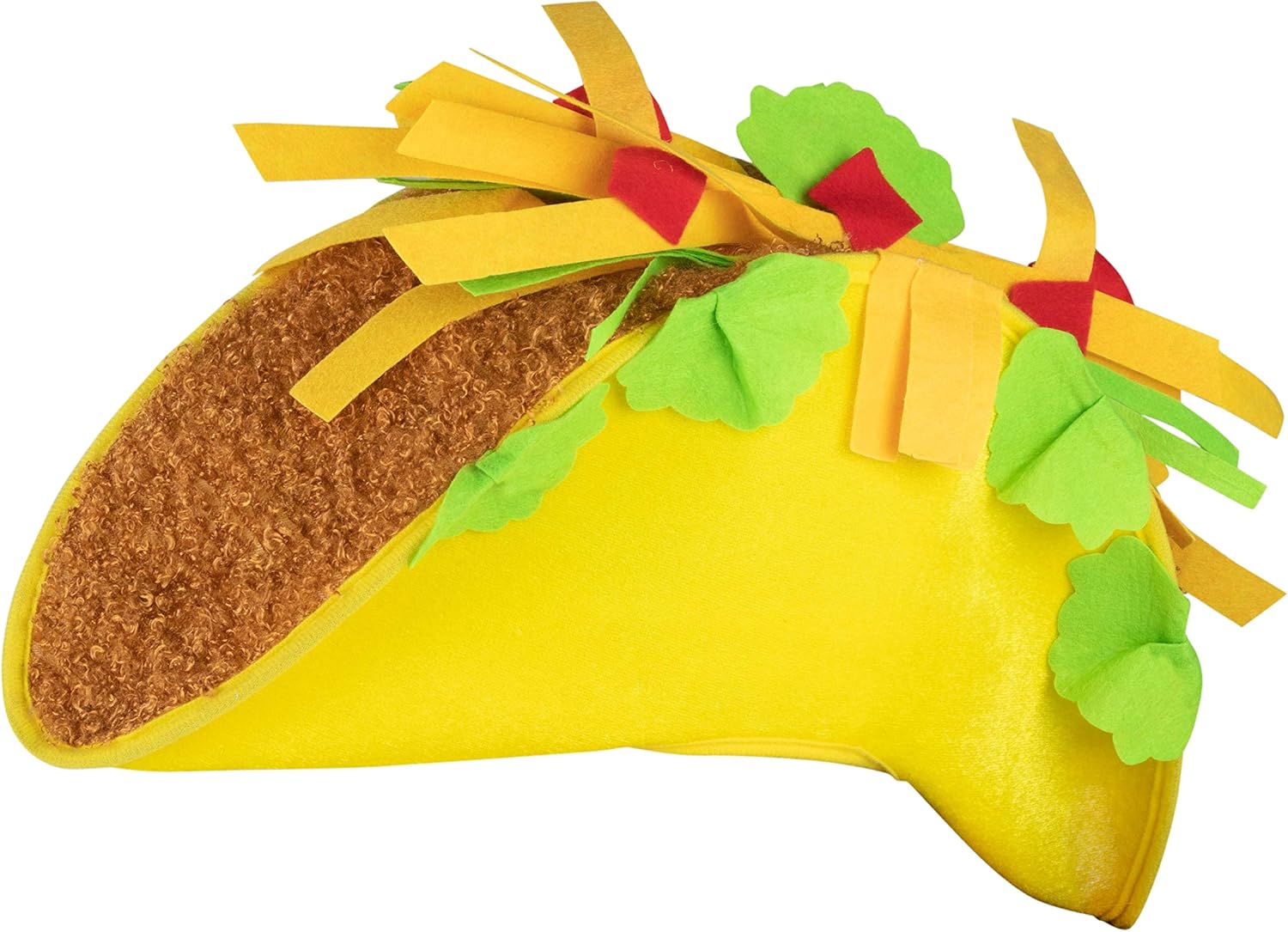 Juvale Fiesta Taco Hat Novelty Costume Accessory for Cinco de Mayo, Photo Booth Prop, and Parties, Adult Size: Clothing