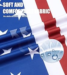uideazone Mens USA Polo Shirts American Patriotic