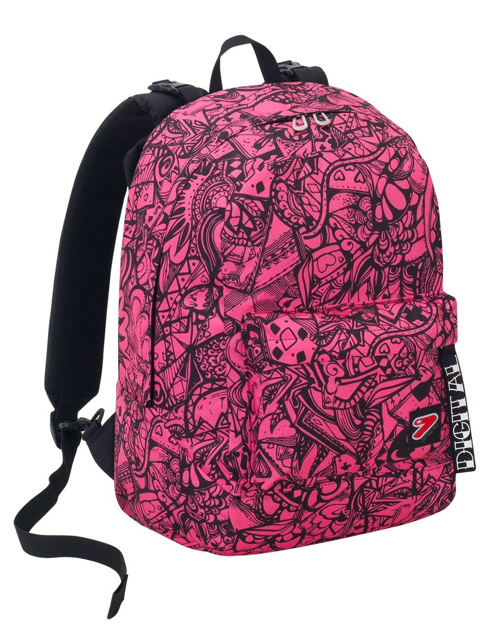 Seven S.P.A Rosa Nero DIGITAL cuffie stereo WIRELESS con microfono incluse Zaino  SEVEN THE DOUBLE 2 zaini in 1 REVERSIBILE Zainetti per bambini  urban-earth.co.uk