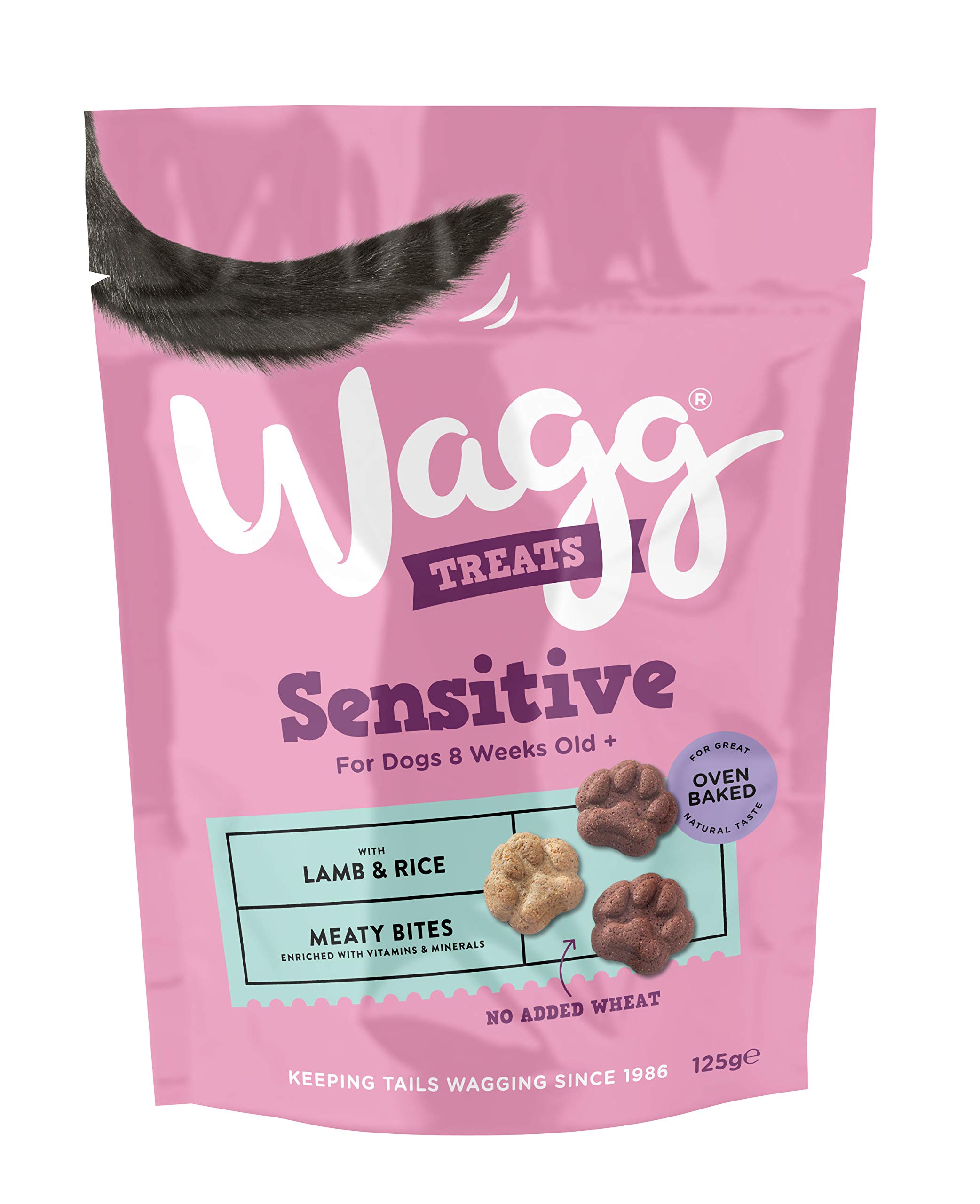Wagg Sensitive Dry Mix Treats With Lamb and Rice, 125 g โ image 1