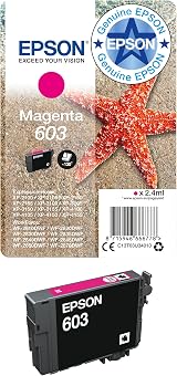 Epson 603 Magenta Starfish Genuine Ink Cartridge Standard Capacity