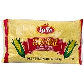 La Fe Coarse Yellow Corn Meal 4lbs - Harina De Maiz Amarillo Gruesa