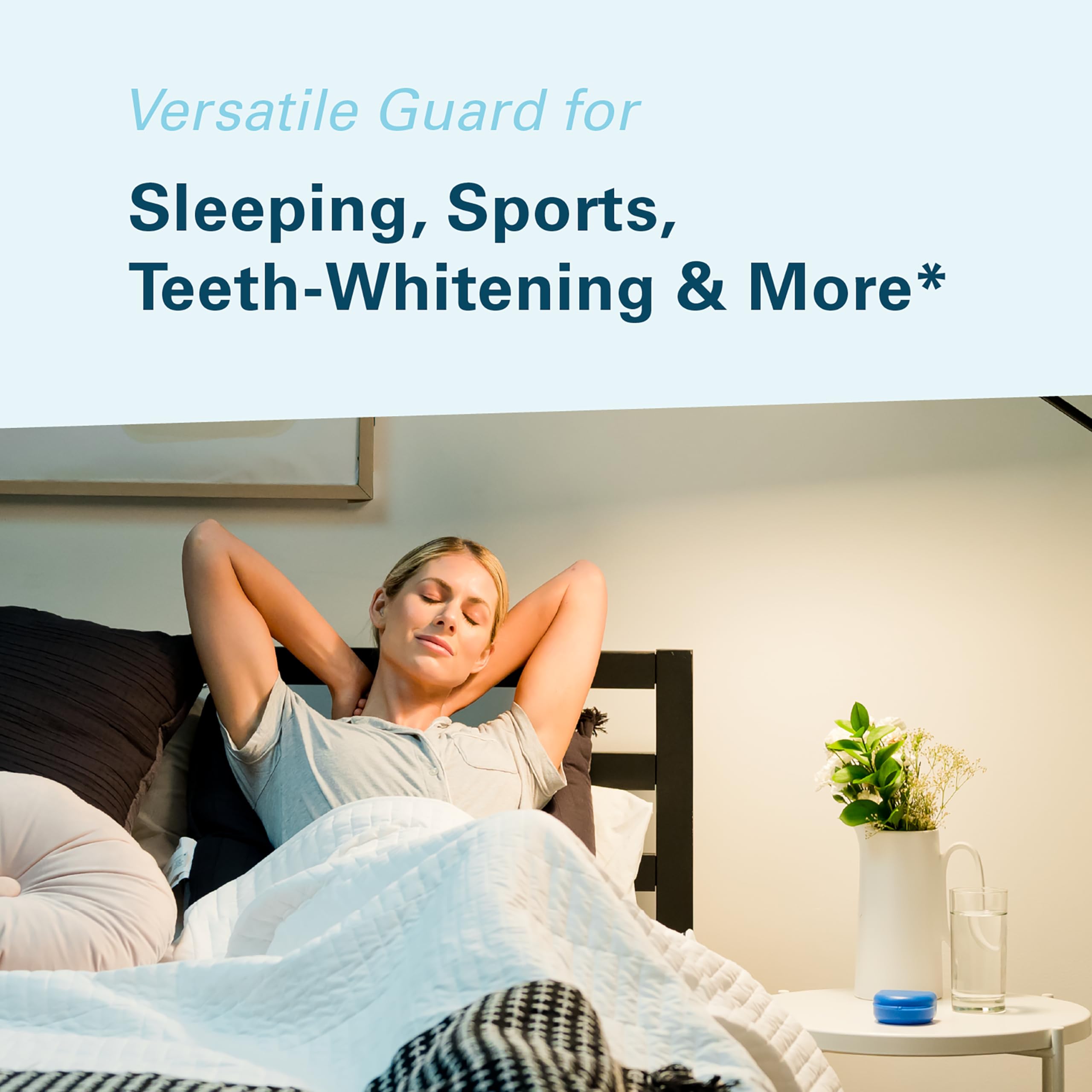 Mouth Guard for Grinding & Clenching Teeth BPA Free 4 Guards for Adults & Kids Dental Guards Bite Guards Night Guards for Teeth Grinding Teeth Grinding Mouth Guard for Sleep by M3 Naturals