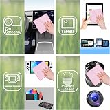 ECO-FUSED Microfiber Cleaning Cloths Double-Sided 5 Pack 6.6" x 6.2" view 6
