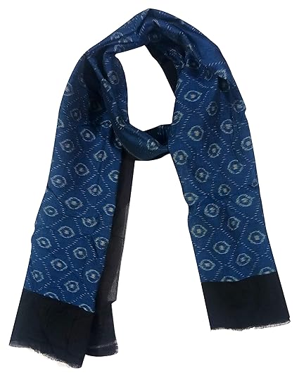 Odisha Handloom Ikkat Womens Stole (Multi-Coloured, orissa art 20)