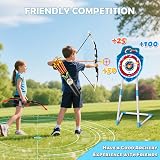 VATOS 4-in-1 LED Bow and Arrow Toy with Shark Target 2 Pack view 6