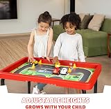 Toyrific PlayTray Activity Table with Play Mat Set Red City Race view 3