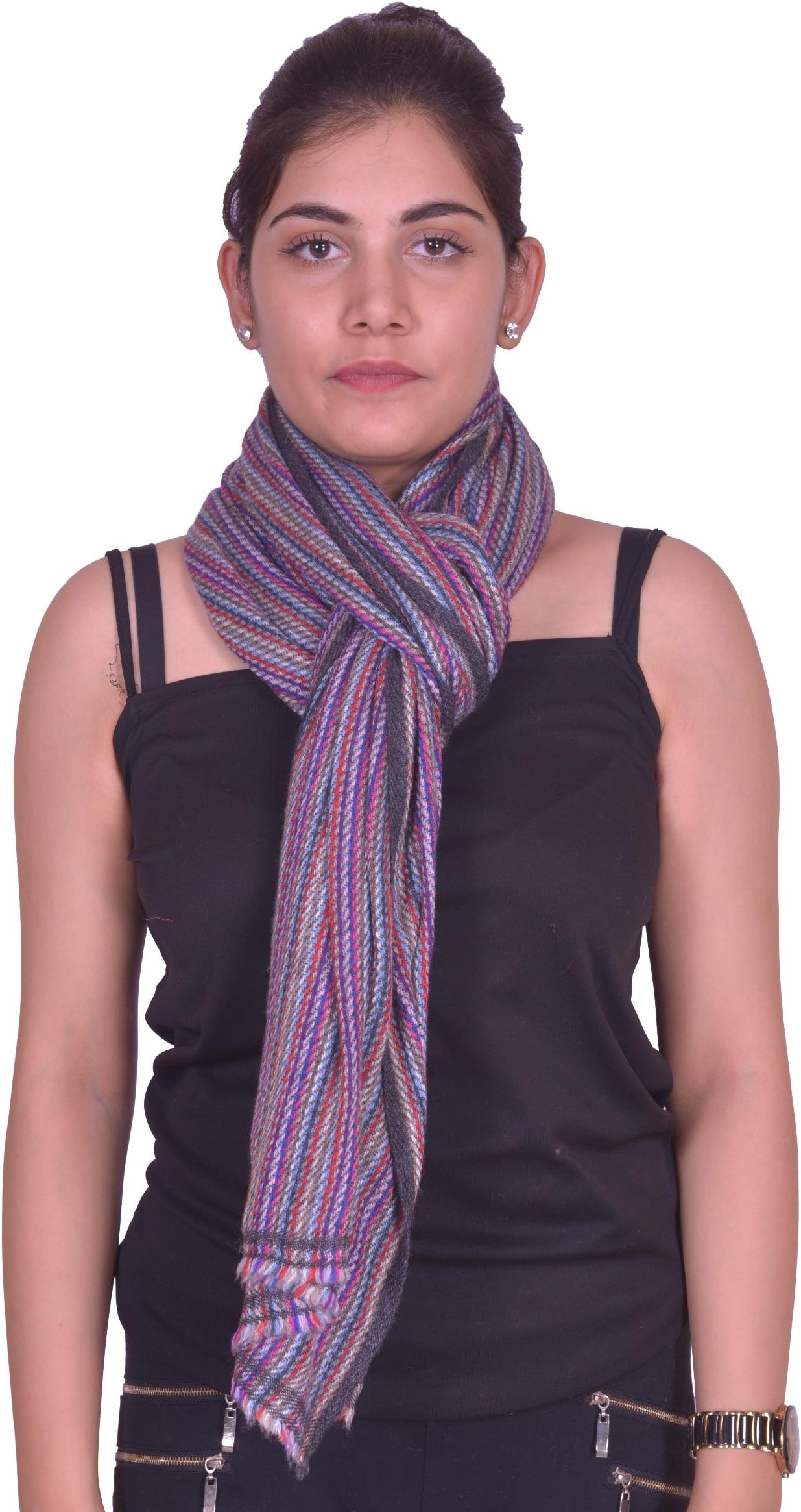 Wool & Silk Yarn Fabric, Oversize, Super Soft & Warm Scarf