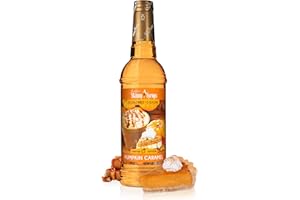 JORDAN'S SKINNY MIXES Jordan's Skinny Syrups Coffee Syrup, Pumpkin Caramel Flavor Drink Mix, Zero Calorie Flavoring for Chai Latte, Protein Shake, Food & More, Sugar & Gluten Free, Keto Friendly, 25.4 Fl Oz, 1 Pack