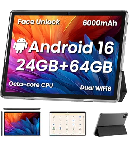 Amazon.com : 2026 Upgraded Android 16 Tablet 10.1 inch Tablet