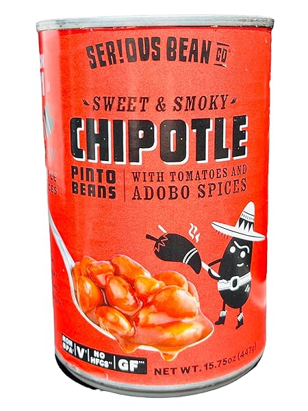 SERIOUS BEAN CHIPOTLE PINTO BEANS WITH TOMATOES &...