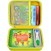 GWCASE Carrying Case for LeapFrog for LeapStart Books for LeapReader System | Hard EVA, for LeapReader Pen Slot, 7 Books Capacity, Mesh Pocket for Accessories, Home/School /Travel Use, Yellow, Case Only